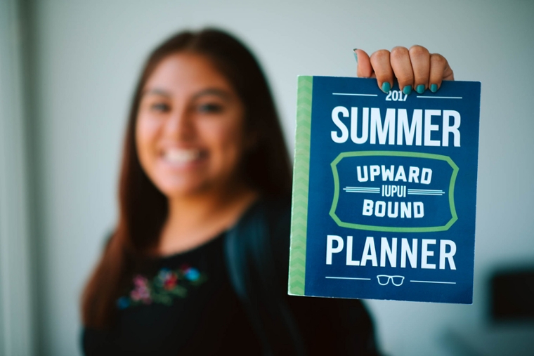 Close up of the 2017 Upward Bound summer planner